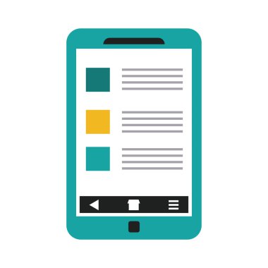 Üstünde perde Smartphone Web sitesi