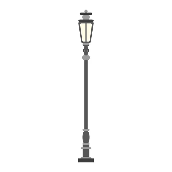 Streetlight antiguidade vintage — Vetor de Stock