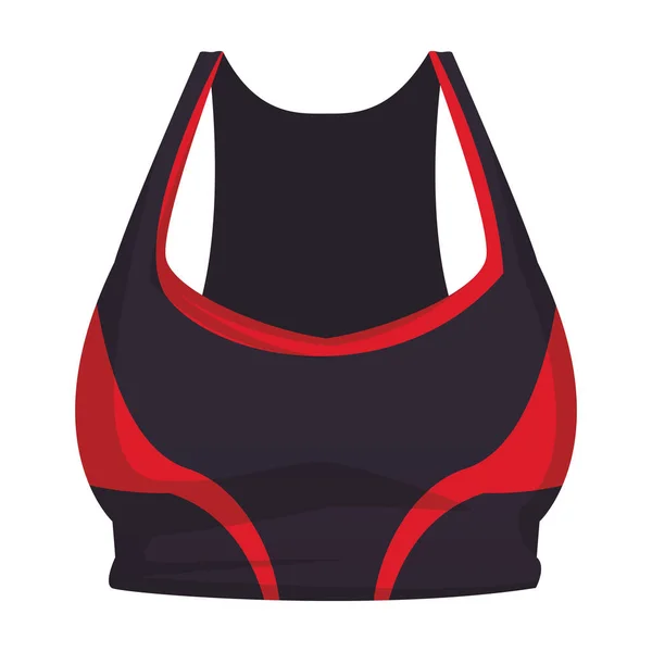 Fitness vrouwen top — Stockvector