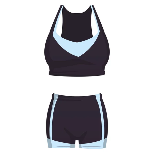 Спортивная одежда для женщин — стоковый вектор