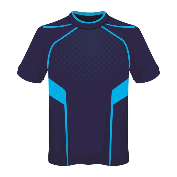 Camiseta deportiva fitness masculina — Vector de stock