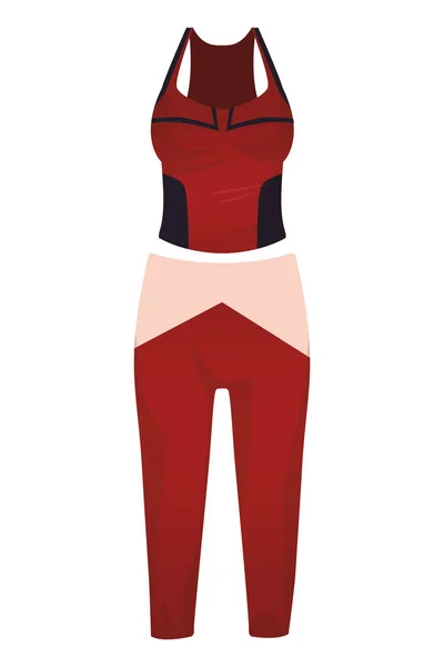 Costume fitness femme — Image vectorielle