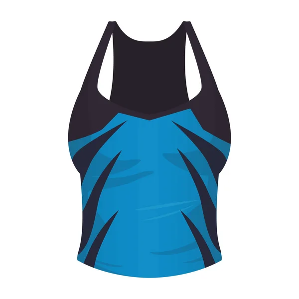 Mujer fitness blusa ropa — Vector de stock