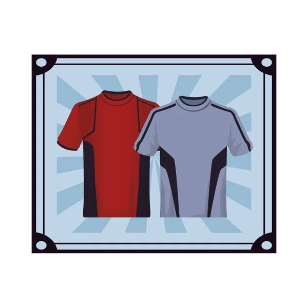 Sportovní tričko pro muže — Stockový vektor