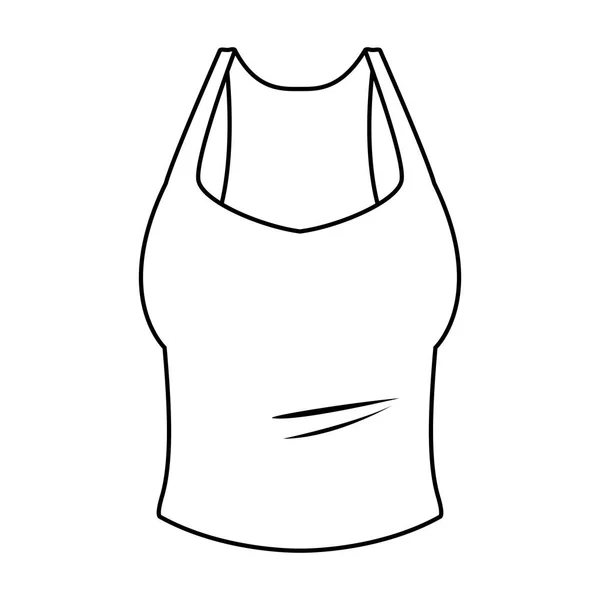 Vrouwen fitness blouse kleding — Stockvector