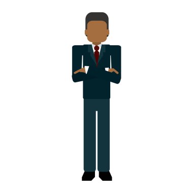 İşadamı avatar çizgi film