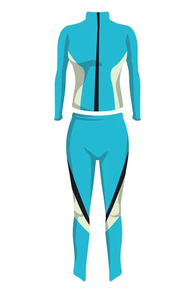 Costume fitness femme — Image vectorielle