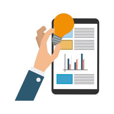 Fikir Smartphone cep telefonu ile yardım