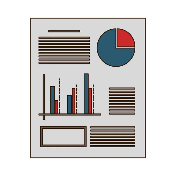 Gráfico estatístico —  Vetores de Stock