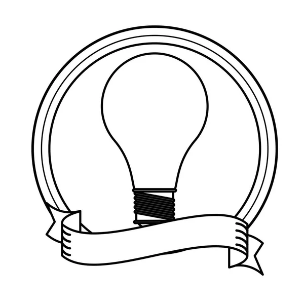 Glühbirnen-Symbol — Stockvektor