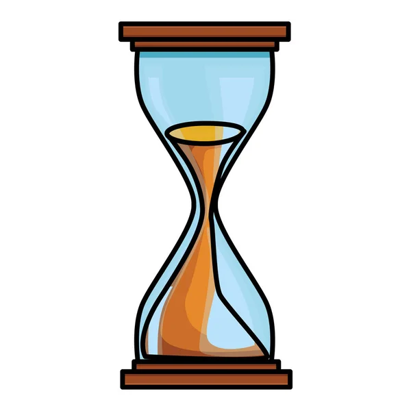 Hourglass finance icon — Stock Vector