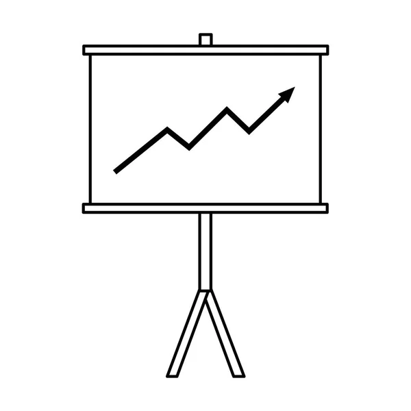 Stadistics Tabelle Symbol — Stockvektor