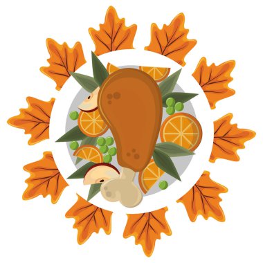 kavrulmuş Şükran günü hindisi