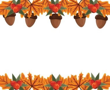 Şükran günü çerçeve