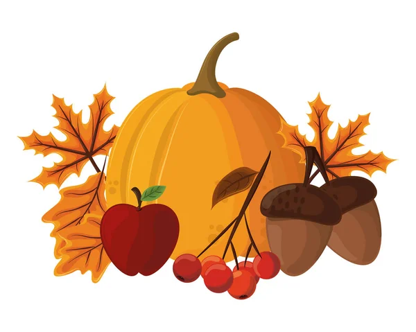 Thanksgiving food icon — Stock Vector