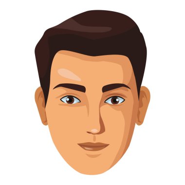 adam tek yüz