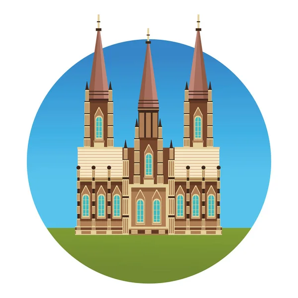 Katedralen i Santiago Compostela — Stock vektor