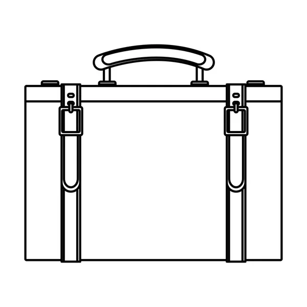 Icono del maletín de viaje — Vector de stock