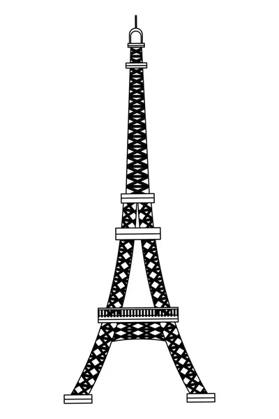 Eiffel-torony emlékmű — Stock Vector