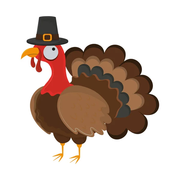 Thanksgiving day turkey — Stock Vector