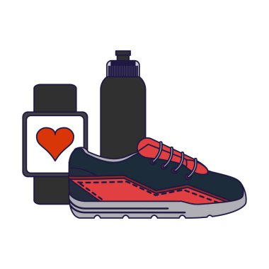 Spor salonu ve fitness öğeleri