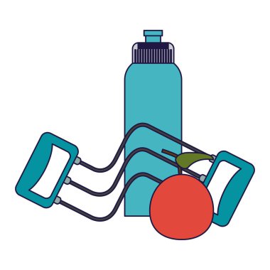 Spor salonu ve fitness öğeleri