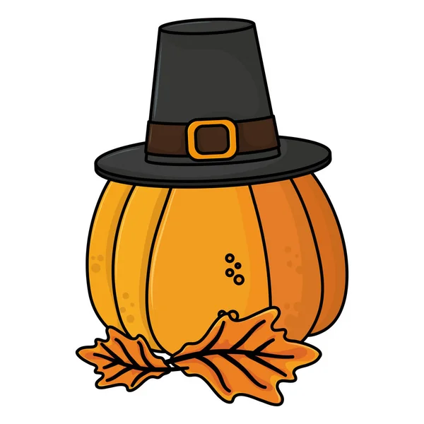 Thanksgiving day pompoen — Stockvector