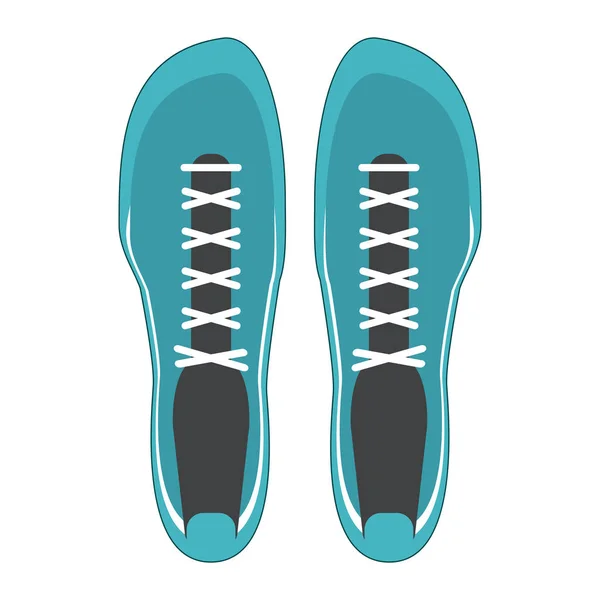 Scarpe sportive calzature — Vettoriale Stock