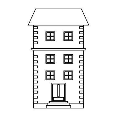 Siyah ve beyaz bina Emlak