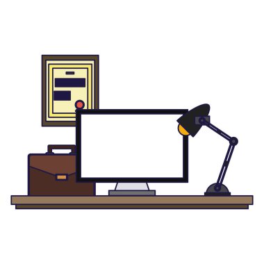 Bilgisayarlı ofis masası