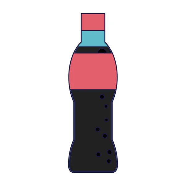 Symbole bouteille de soda — Image vectorielle