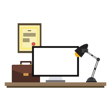 Bilgisayarlı ofis masası