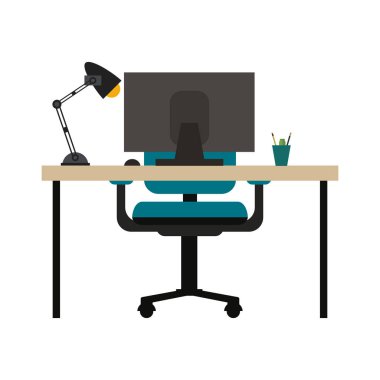 Bilgisayarlı ofis masası
