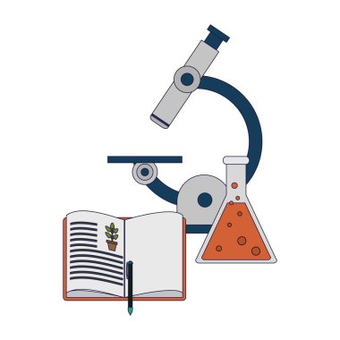 Bilim deneyleri ve soruşturma mavi çizgiler