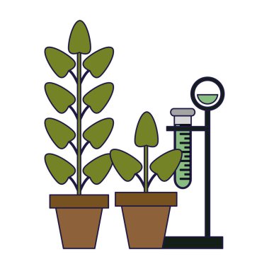 Bilim deneyleri ve soruşturma mavi çizgiler