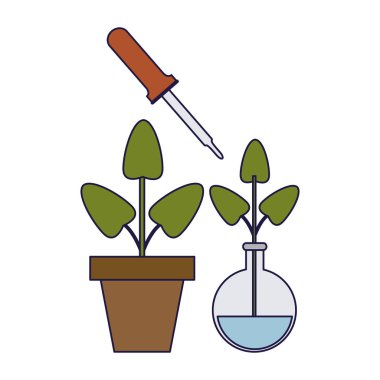 Bilim deneyleri ve soruşturma mavi çizgiler