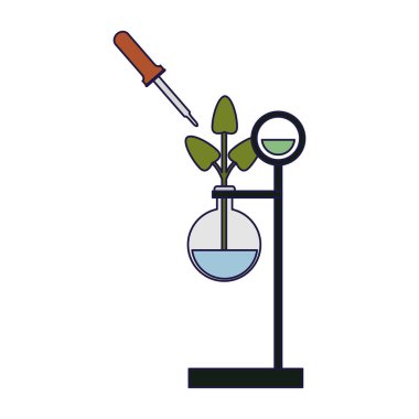 Bilim deneyleri ve soruşturma mavi çizgiler