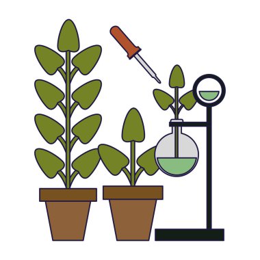 Bilim deneyleri ve soruşturma mavi çizgiler
