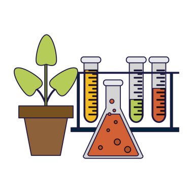 Bilim deneyleri ve soruşturma mavi çizgiler