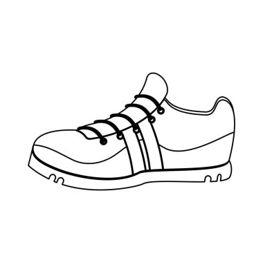 Spor koşu Ayakkabı siyah ve beyaz