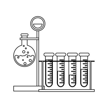 Bilim deneyleri ve soruşturma siyah ve beyaz