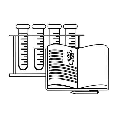 Bilim deneyleri ve soruşturma siyah ve beyaz