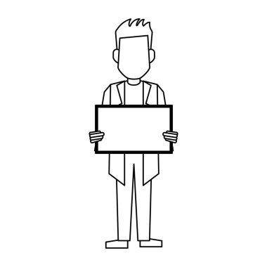 Doktor avatar kavramı siyah ve beyaz