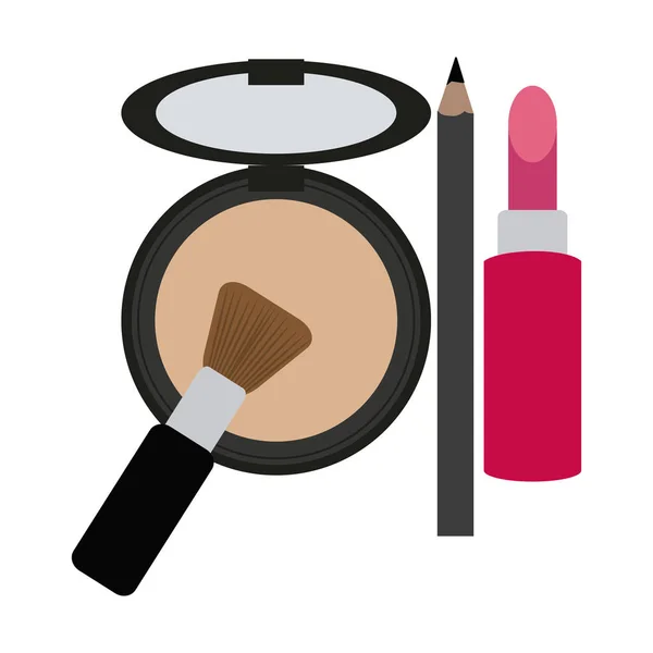 Makeup fashion-konceptet — Stock vektor