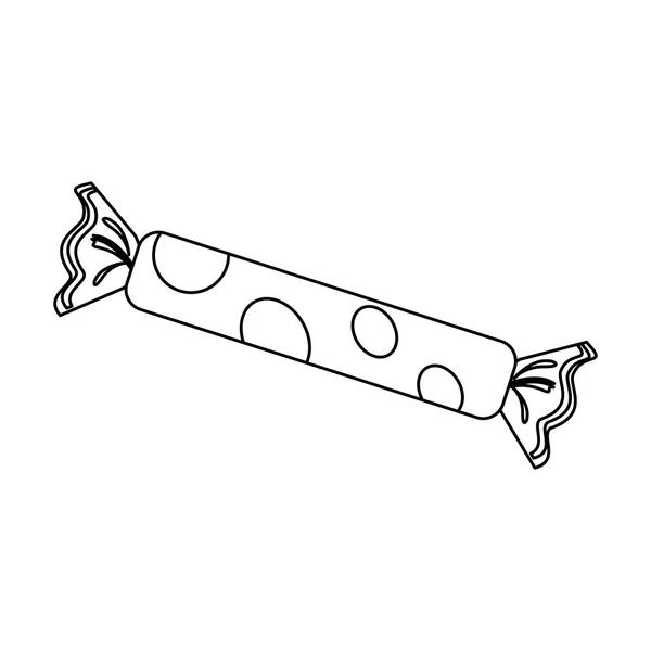 Жвачка конфеты черно-белые — стоковый вектор
