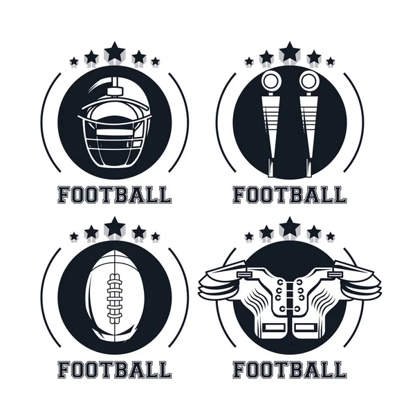 Icono del campeonato de fútbol — Archivo Imágenes Vectoriales