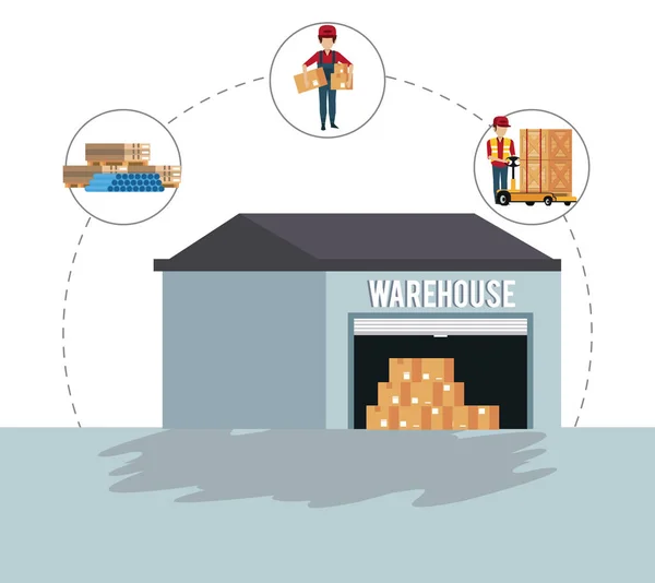 Delivery and logistics — Stock Vector