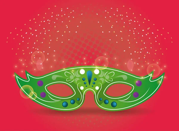 Mardi gras fête — Image vectorielle