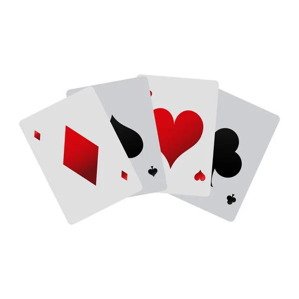 Casino-Freizeitkarten — Stockvektor