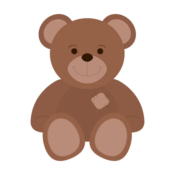 Plyšový medvídek — Stockový vektor